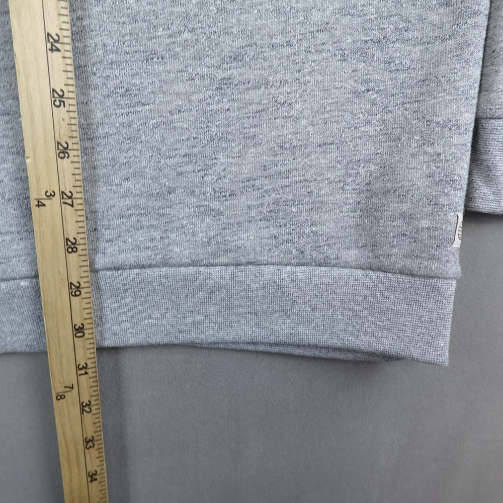 Marine Layer Sweatshirt XL Pullover Heather Gray Fleece Lined Samsara Owl - Picture 4 of 9